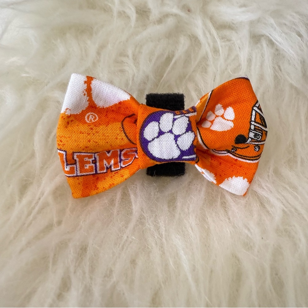 Clemson Pet Bow Tie